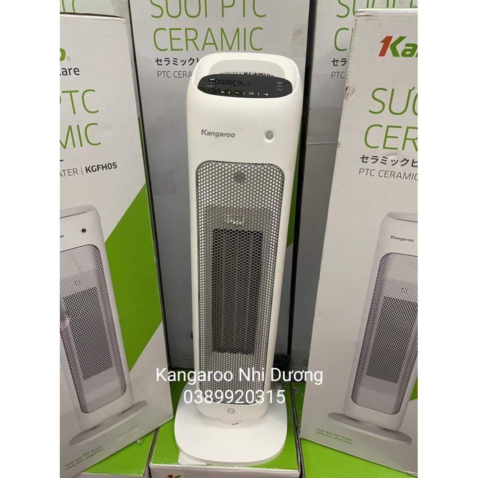 Thanh lý Máy sưởi gốm Kangaroo KGFH05 chính hãng