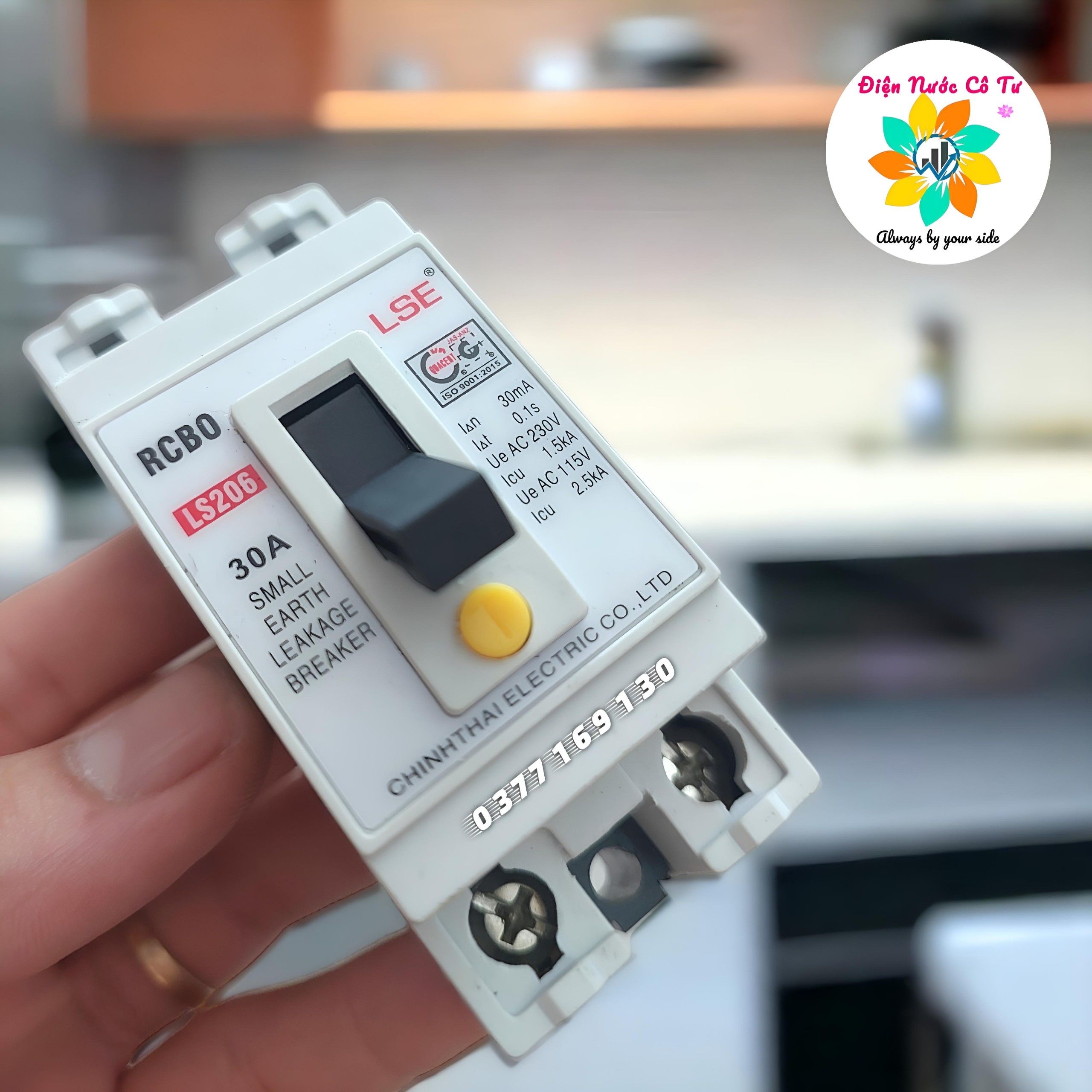 CB cóc Aptomat chống giật chống rò 30A cao cấp Panasonic