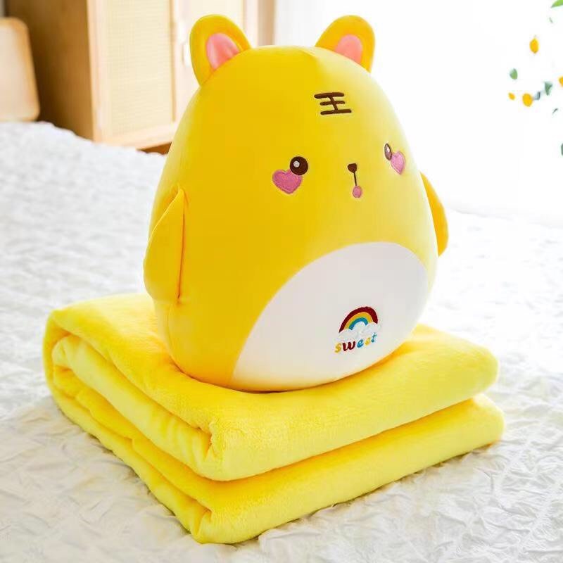 Bộ Chăn Gối Siêu Tiện Ích Thú 6 Màu