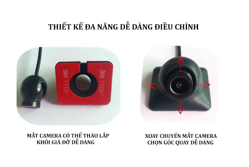 Camera cặp lề AHD UFO dán kính
