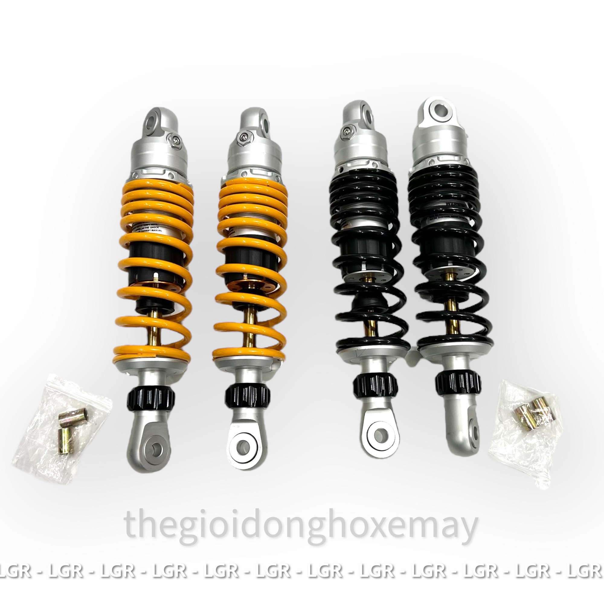 Phuộc Sau Hylos Mẫu OLONG Không Bình Dầu Sirius, Jupiter 280mm