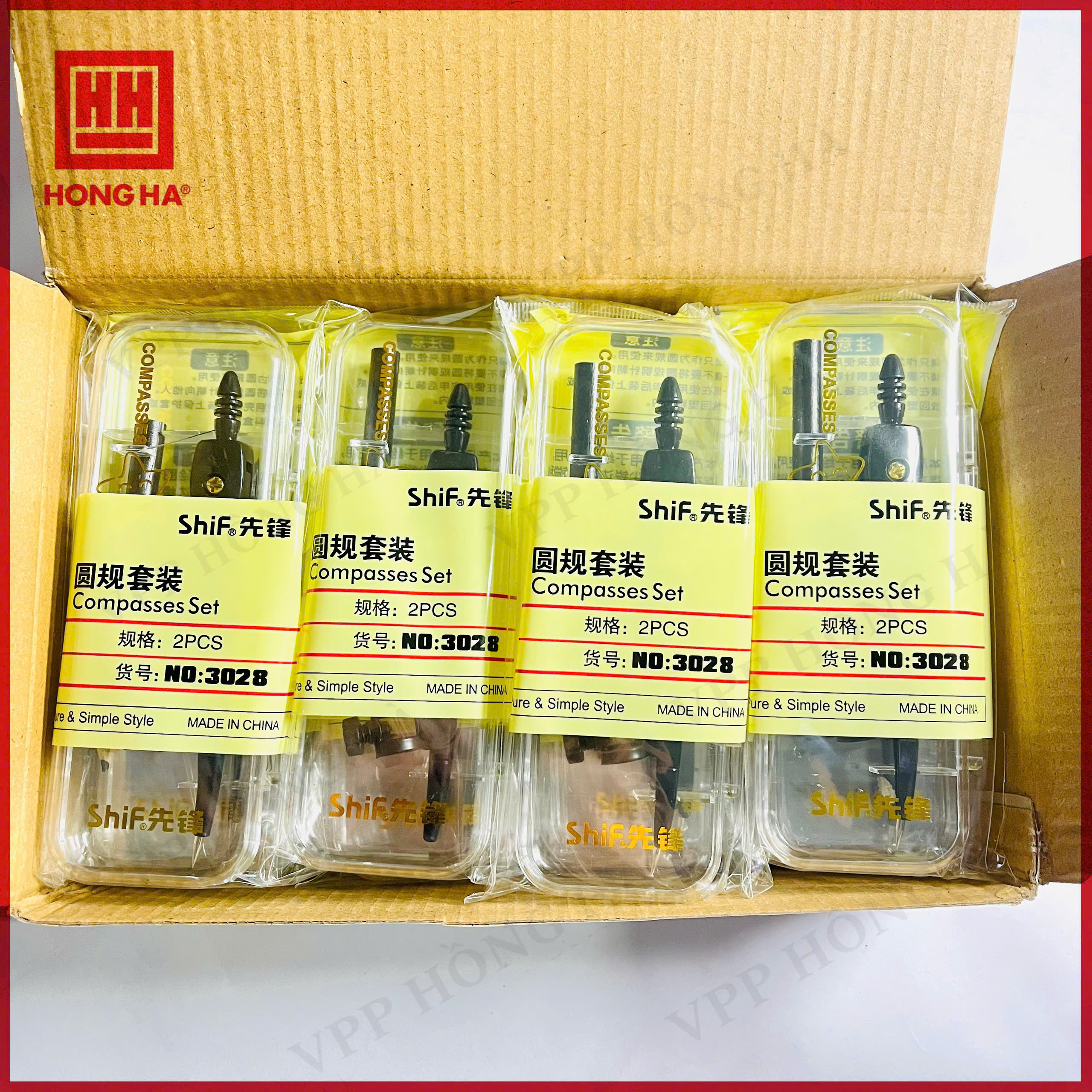 Compa chì gỗ (CP-3028) màu đen