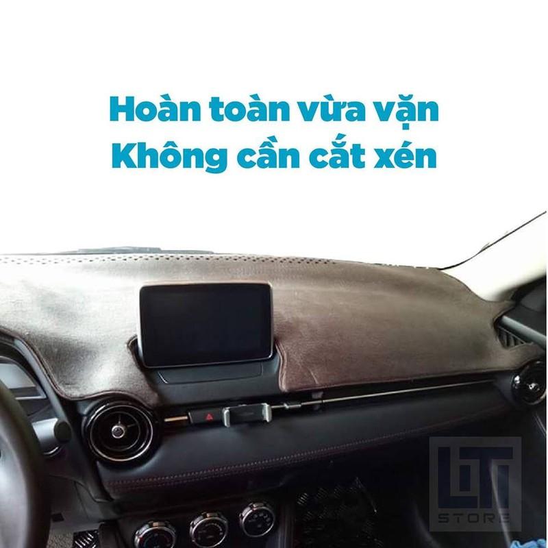 thảm taplo lông cừu theo xe tucson