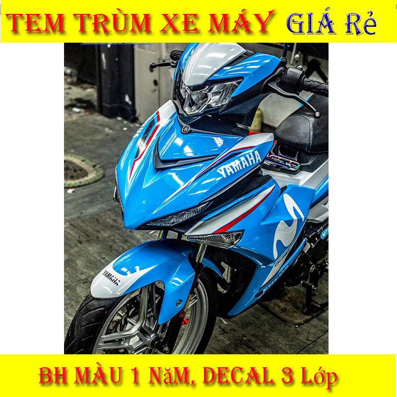 Tem Trùm Exciter Movistar Xanh