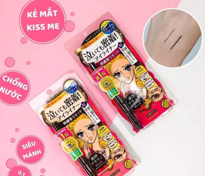 Kẻ Mắt Kissme thần thánh Nhật Bản, không lem không trôi- Hàng có bill giá rẻ