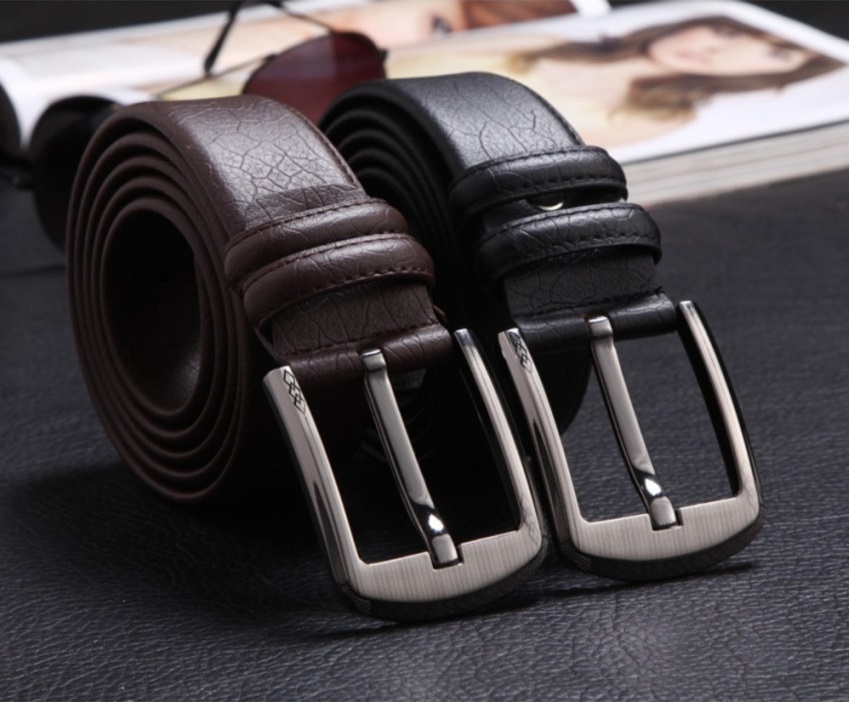 Thắt lưng - Dây nịt  nam da bò 2 lớp(Màu nâu sẫm và màu đen - Mt88)