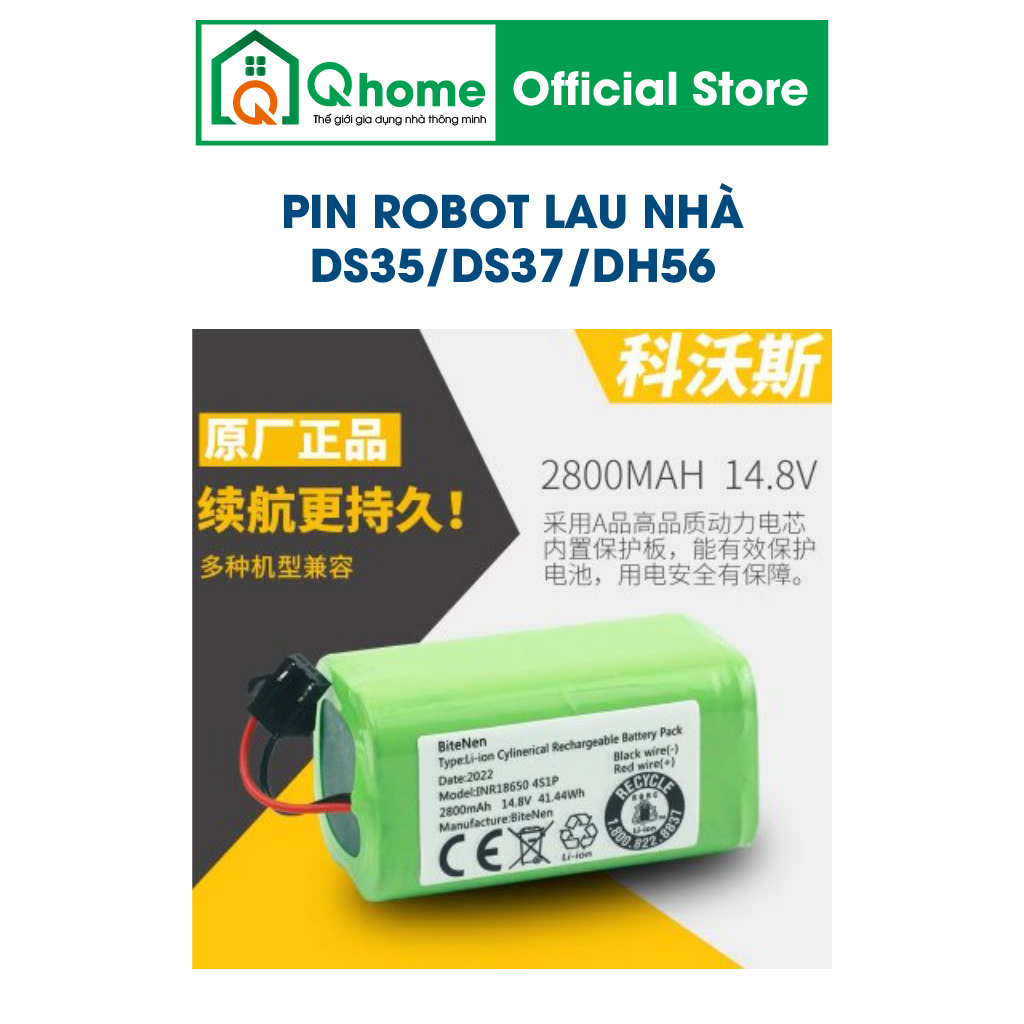 Pin robot lau nhà DS35/DS37/DH56