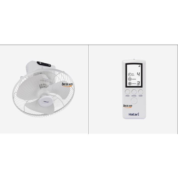 [HCM]Quạt đảo trần Thái Lan Hatari HT-C16R1 (có điều khiển)