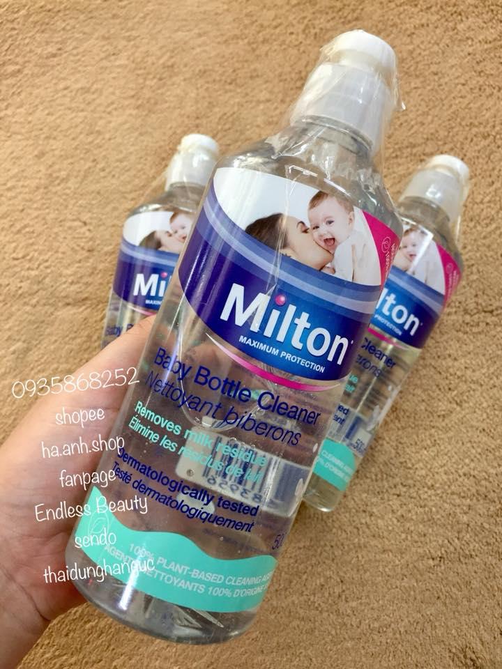NƯỚC RỬA BÌNH SỮA MILTON 500ML