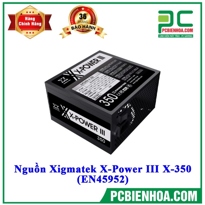 Bảng giá NGUỒN MÁY TÍNH XIGMATEK X-POWER X-350 350W MAI HOÀNG Phong Vũ