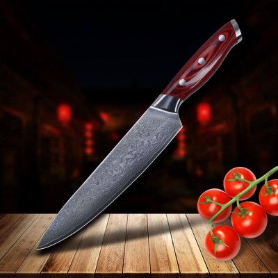 Dao - dao bếp nhật bản thái lát utility thép damascus mã xdt123 nt topcomshop vn