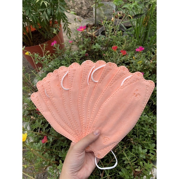 (10 cái) Khẩu Trang Cá 4D Mask Đủ Màu KF94 Hàn Quốc