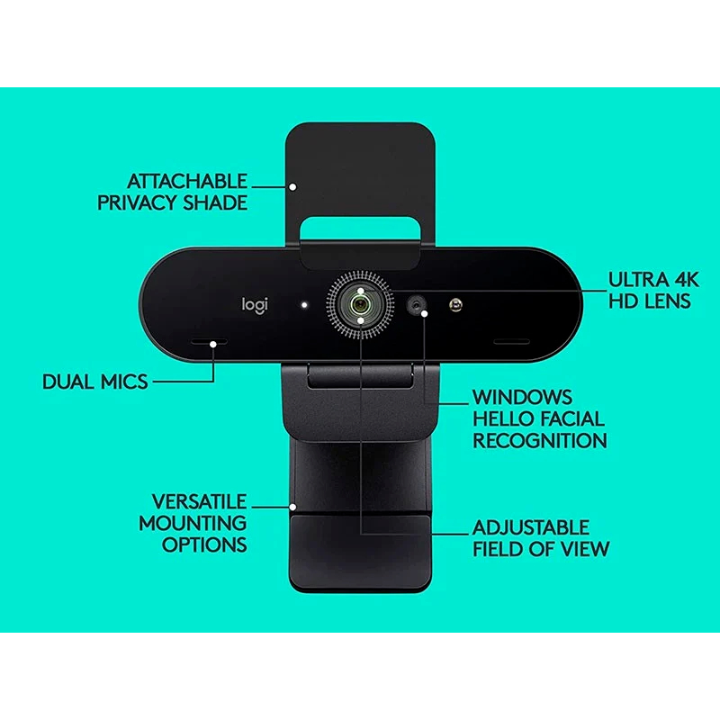 [NEW - LIKENEW - BH12T]  Webcam máy tính Logitech Brio 4K - QMTECH STORE