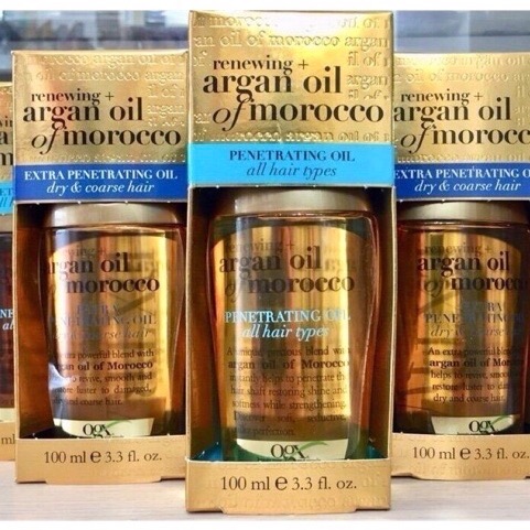 ‍dầu dưỡng tóc ogx renewing argan oil morocco penetrating oil của mỹ 100ml ‍