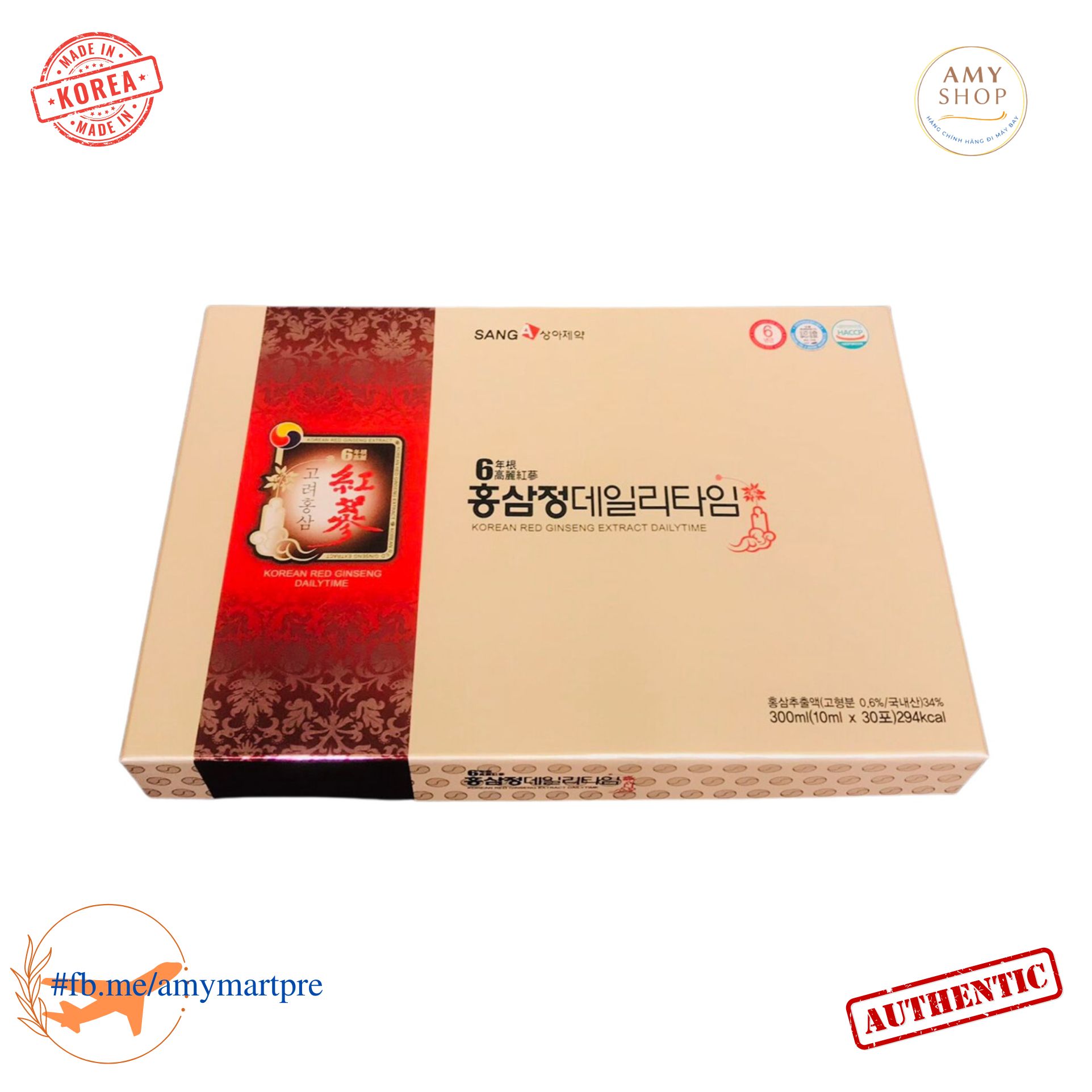 NƯỚC NHÂN SÂM ĐỎ - KOREAN RED GINSENG EXTRACT DAILYTIME - HÀN QUỐC