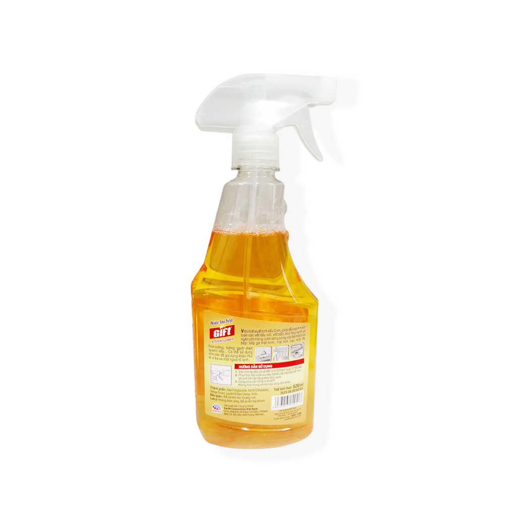 Nước Lau Bếp Gift Hương Cam 520ml