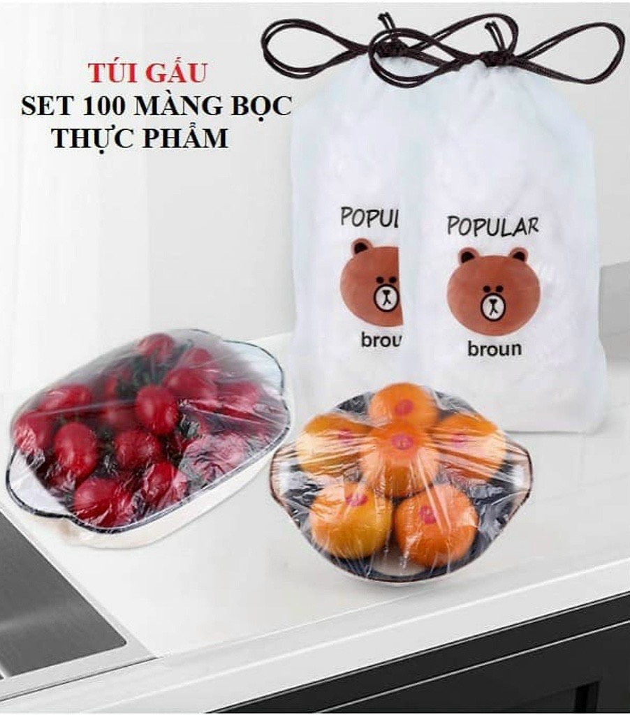 Combo 100 màn bọc thực phẩm