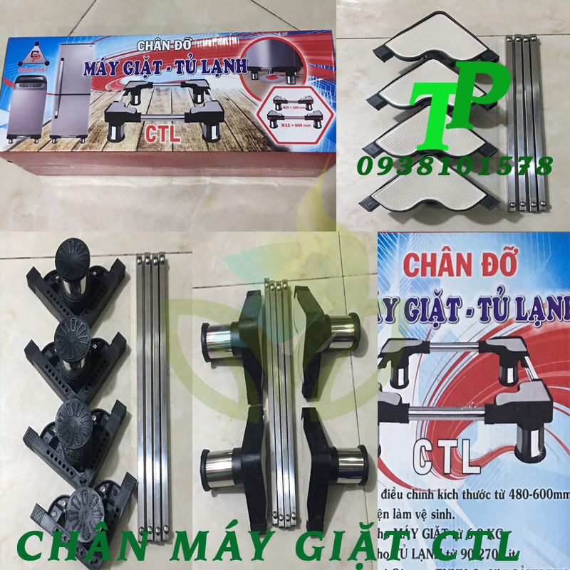 Chân Đỡ, Chân Kê Máy Giặt Tủ Lạnh Đa Năng CTL
