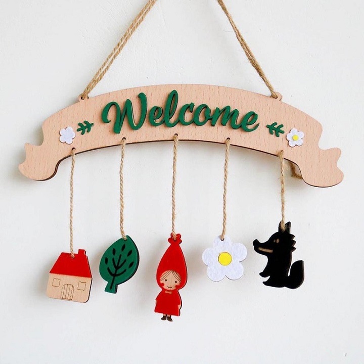 Bảng gỗ trang trí decor No Smoking