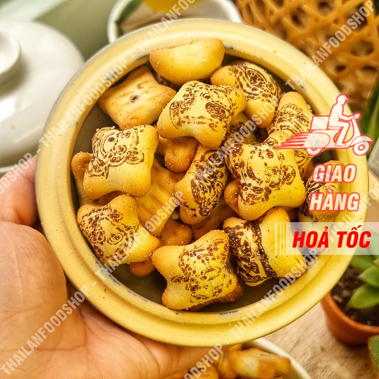 Bánh Gấu Socola Thái Lan - Lon 250gr