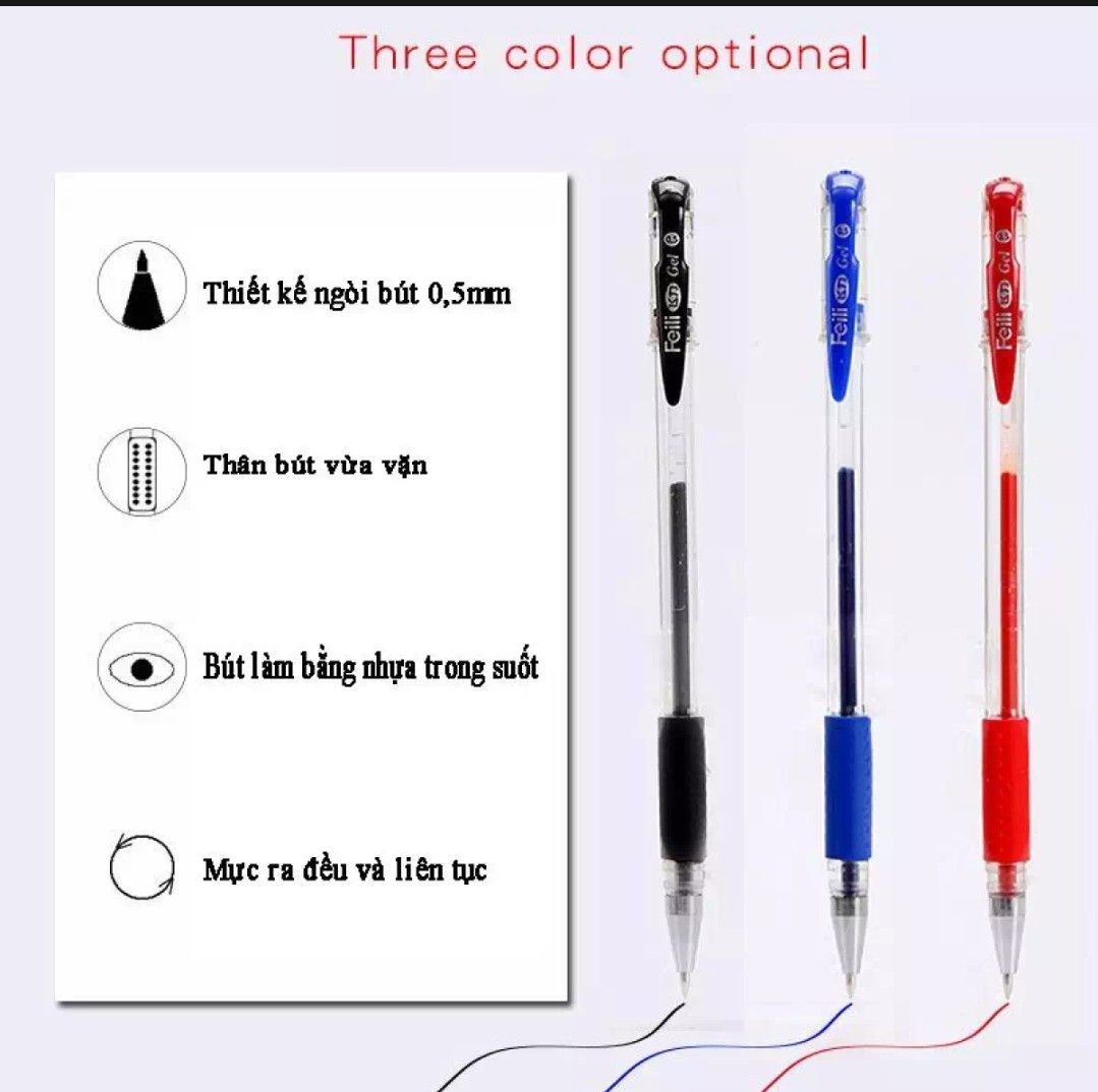 COMBO 10 BÚT MỰC NƯỚC ĐẸP