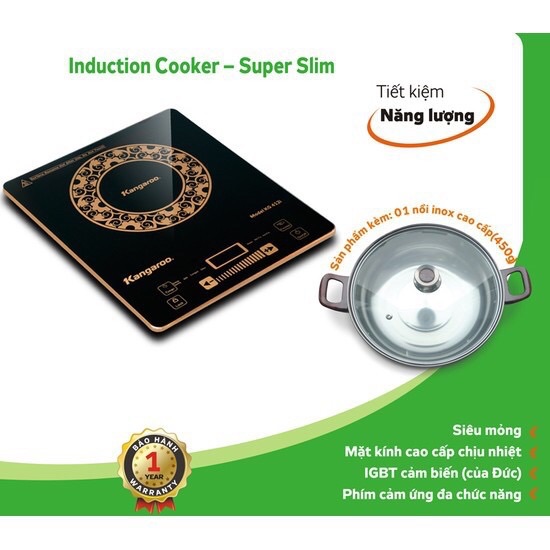 Bếp từ đơn Kangaroo KG412i