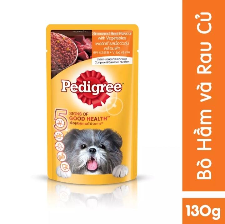PEDIGREE - COMBO 17 - 6 x 130gr/gói (Mix vị)