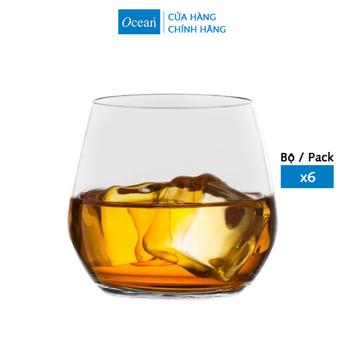 [Cam Kết Đổi Trả Nếu Vỡ] Bộ 6 Ly rượu Ocean Lexington Rock 345ml