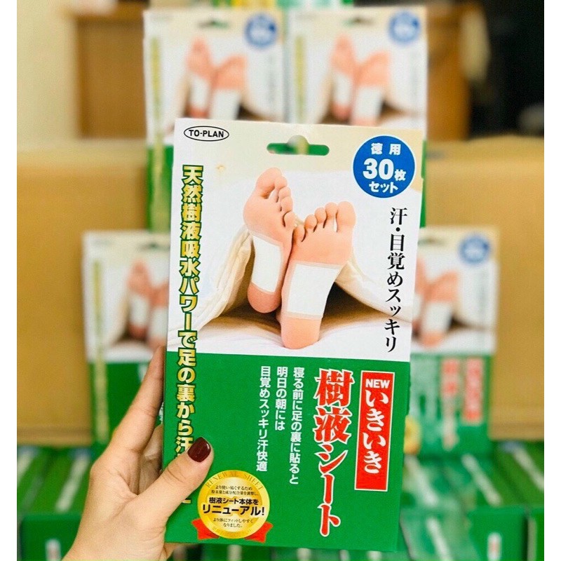 Miếng dán thải độc chân To-plan 30 miếng Nội địa Nhật Bản