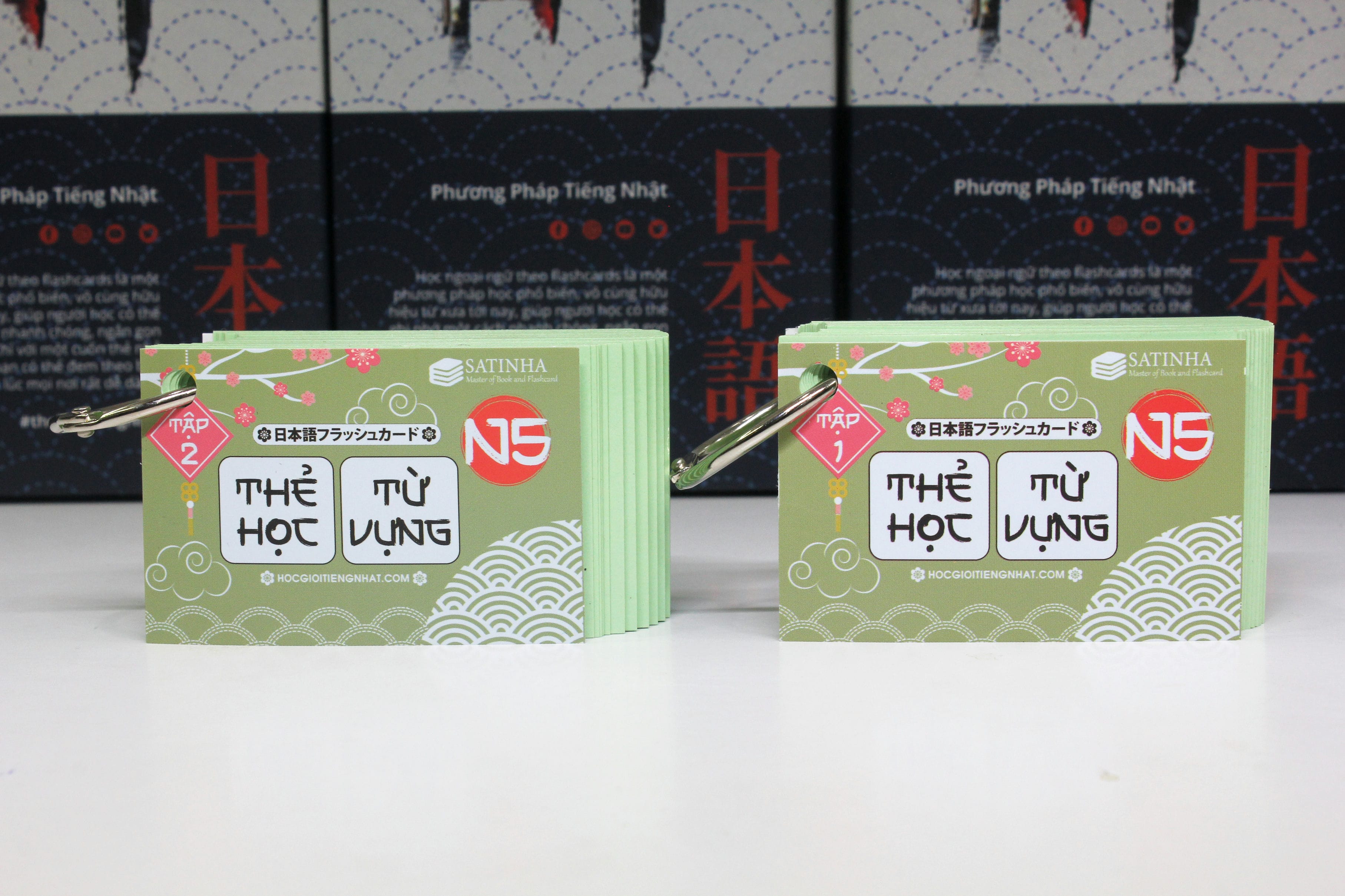FLASHCARD N5 - THẺ HỌC TỪ VỰNG BẢN MỚI (2 XẤP)