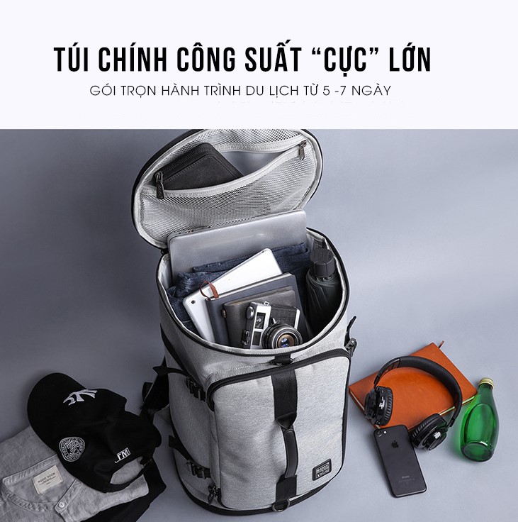 Balo/Túi xách du lịch công suất lớn – KAKA LITE – 2202