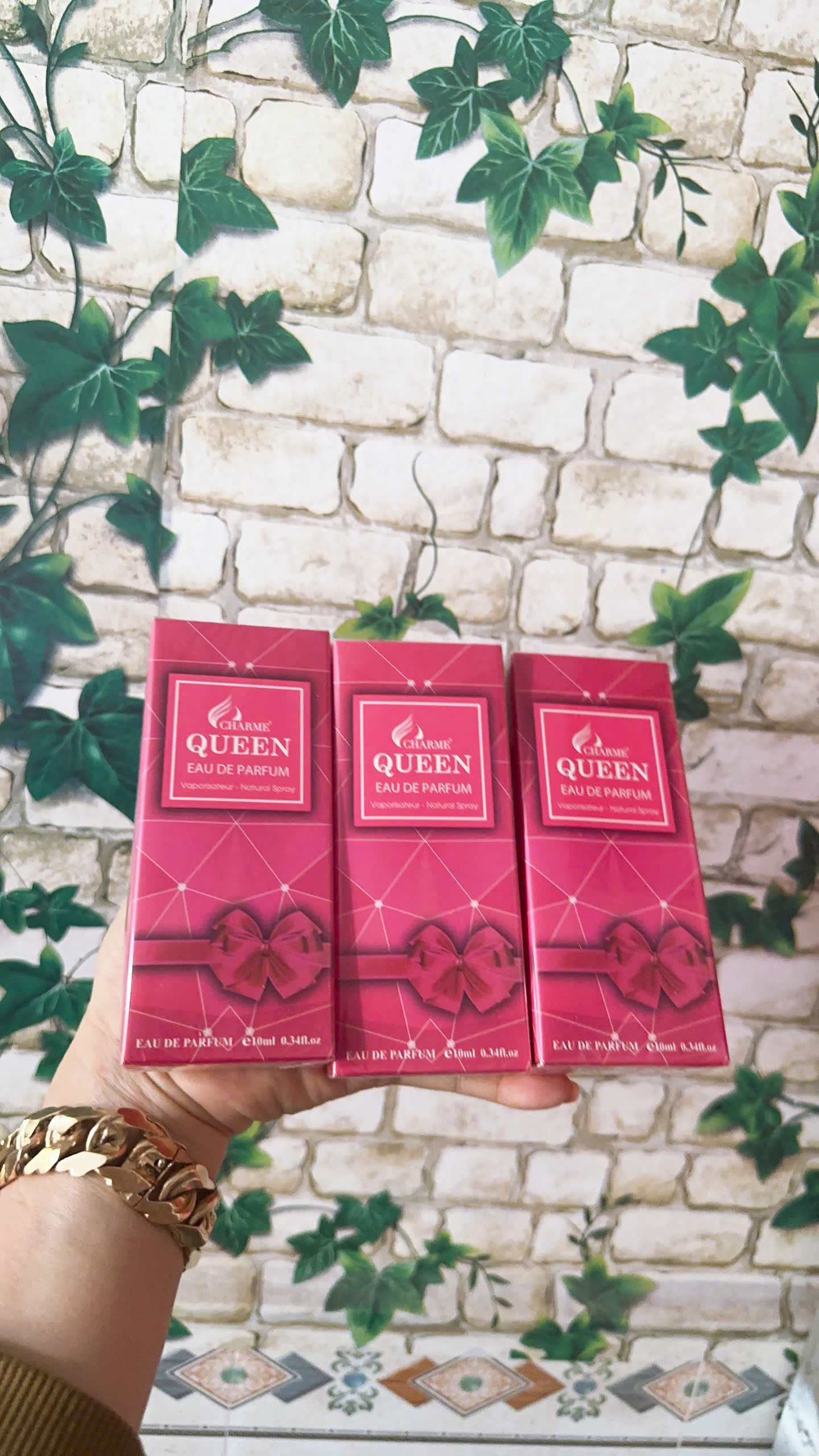 Combo 3 chai nước hoa charme queen 10ml