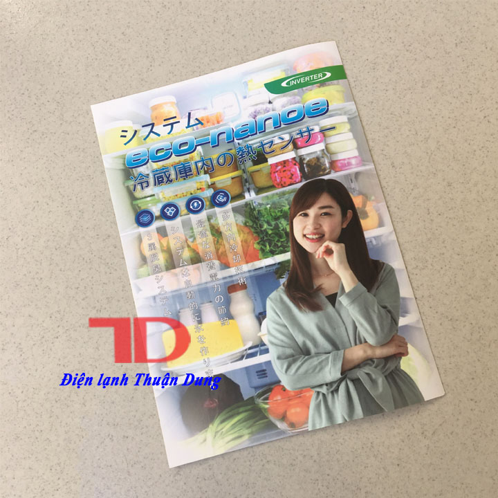 Tem dán trang trí dành cho Tủ Lạnh nội địa Nhật 21x15cm MS08, Điện Lạnh Thuận Dung
