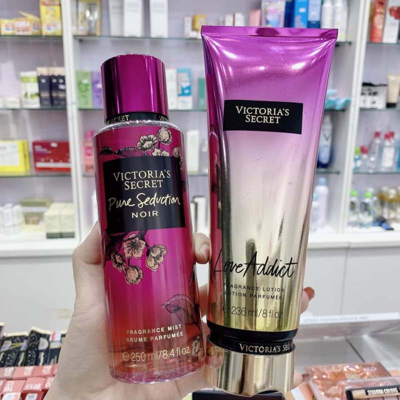 Set combo xịt body & dư.ỡ.ng thể Vi.c.tor.ia Secret