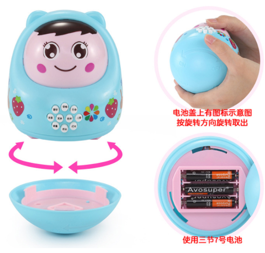LẬT ĐẬT DỄ THƯƠNG CHO BÉ( Phát Nhạc, đèn nháy)