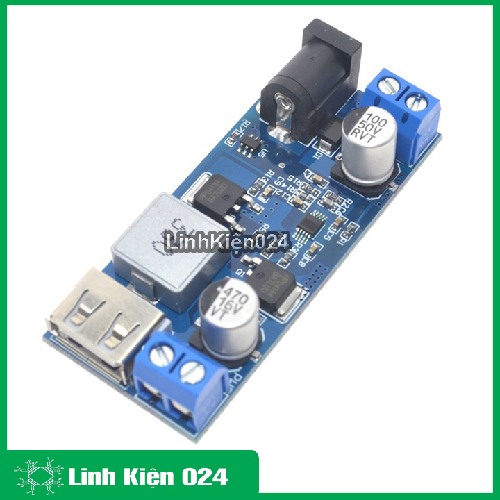 Module hạ áp Buck DC-DC vin 9-36V vout 5V 5A XY-3606 sạc nhanh có bảo vệ