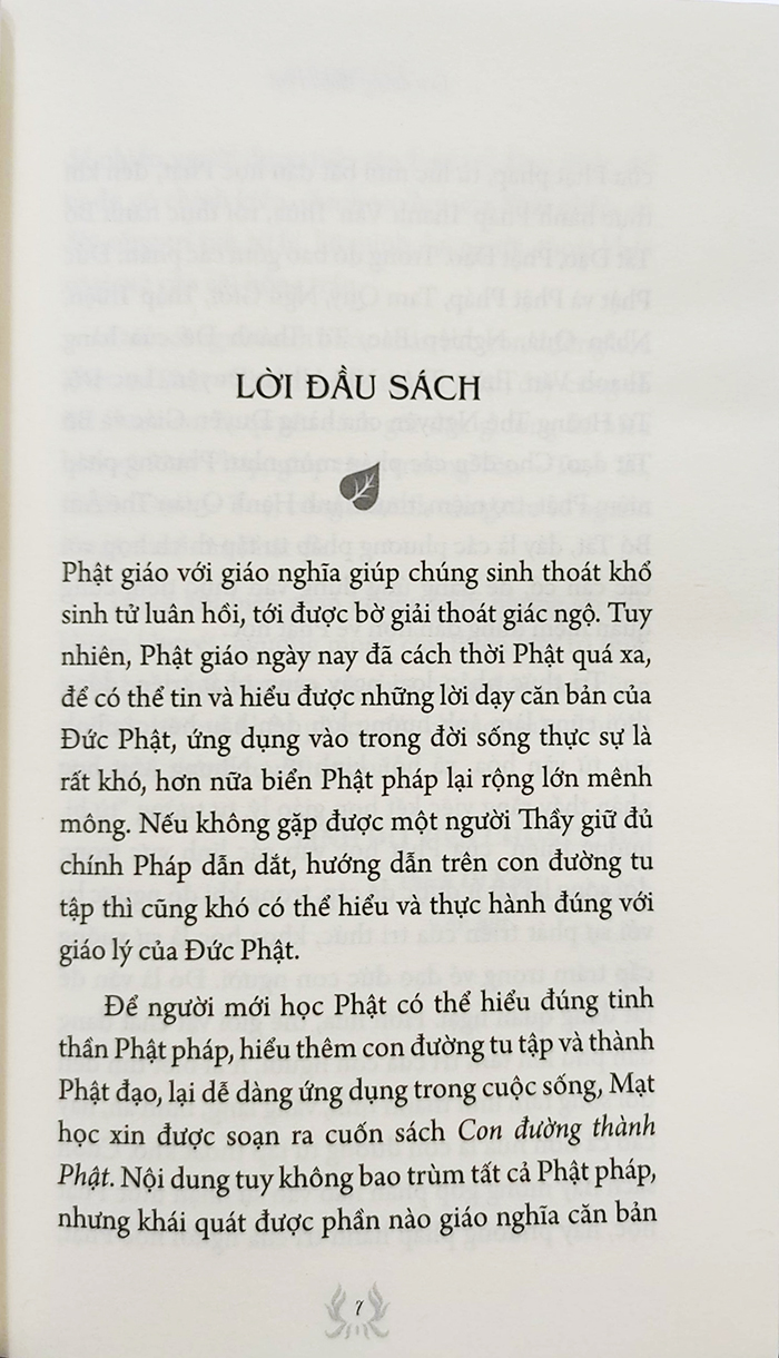Sách - Con đường thành Phật - Tịnh độ viện chùa Cự Đà