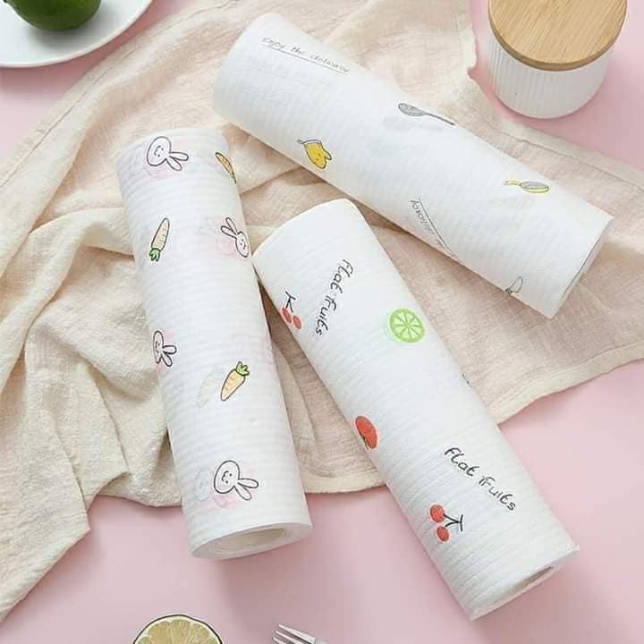 Cuộn giấy vải lau không dệt đa năng