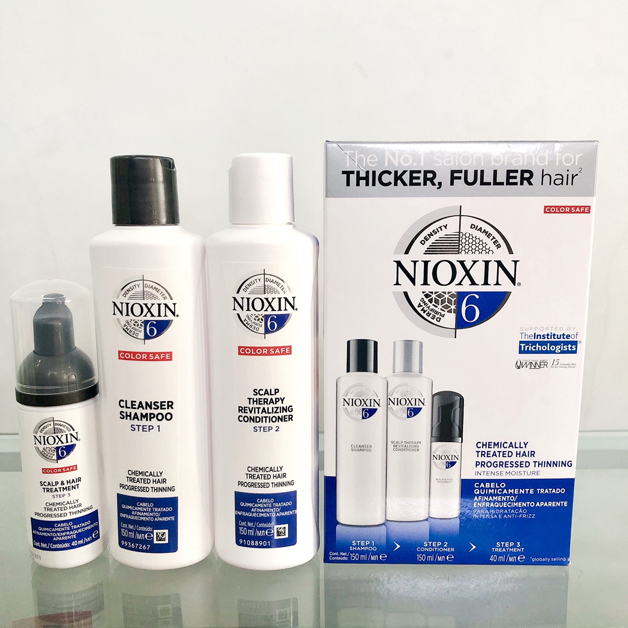 [HCM]CHỐNG RỤNG TÓC NIOXIN SYSTEM 6 CLEANSER KIT 150ML