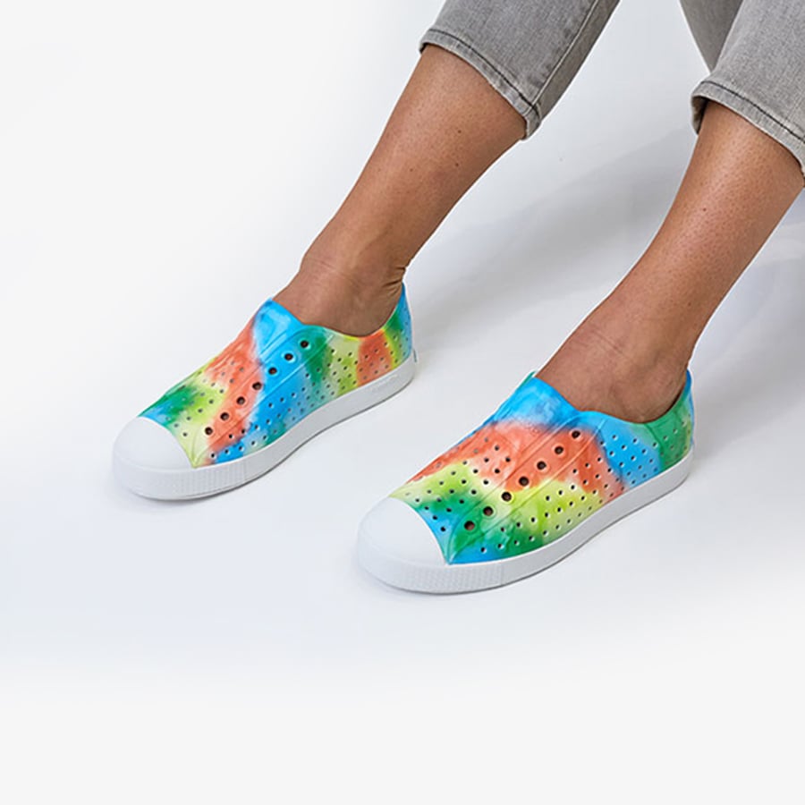 Giày Lười Unisex Native Jefferson Sugarlite Print