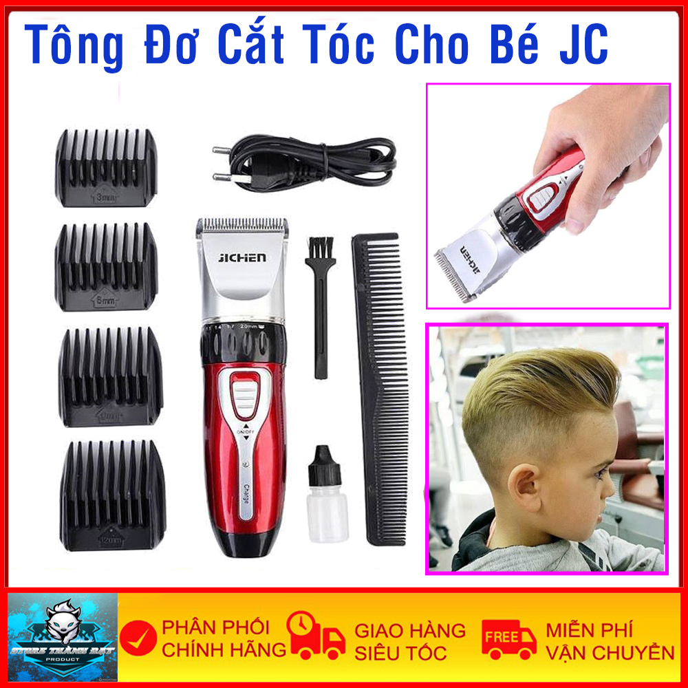 Bộ Dụng Cụ Cắt Tóc JiChen 0817 - Chuyên Tạo Mẫu Tóc, Cắt Tóc Nam, Cắt Tóc Trẻ Em, Chăm Sóc Tóc Gia Đình - An Toàn, Tiện Lợi - Bảo Hành 1 Năm