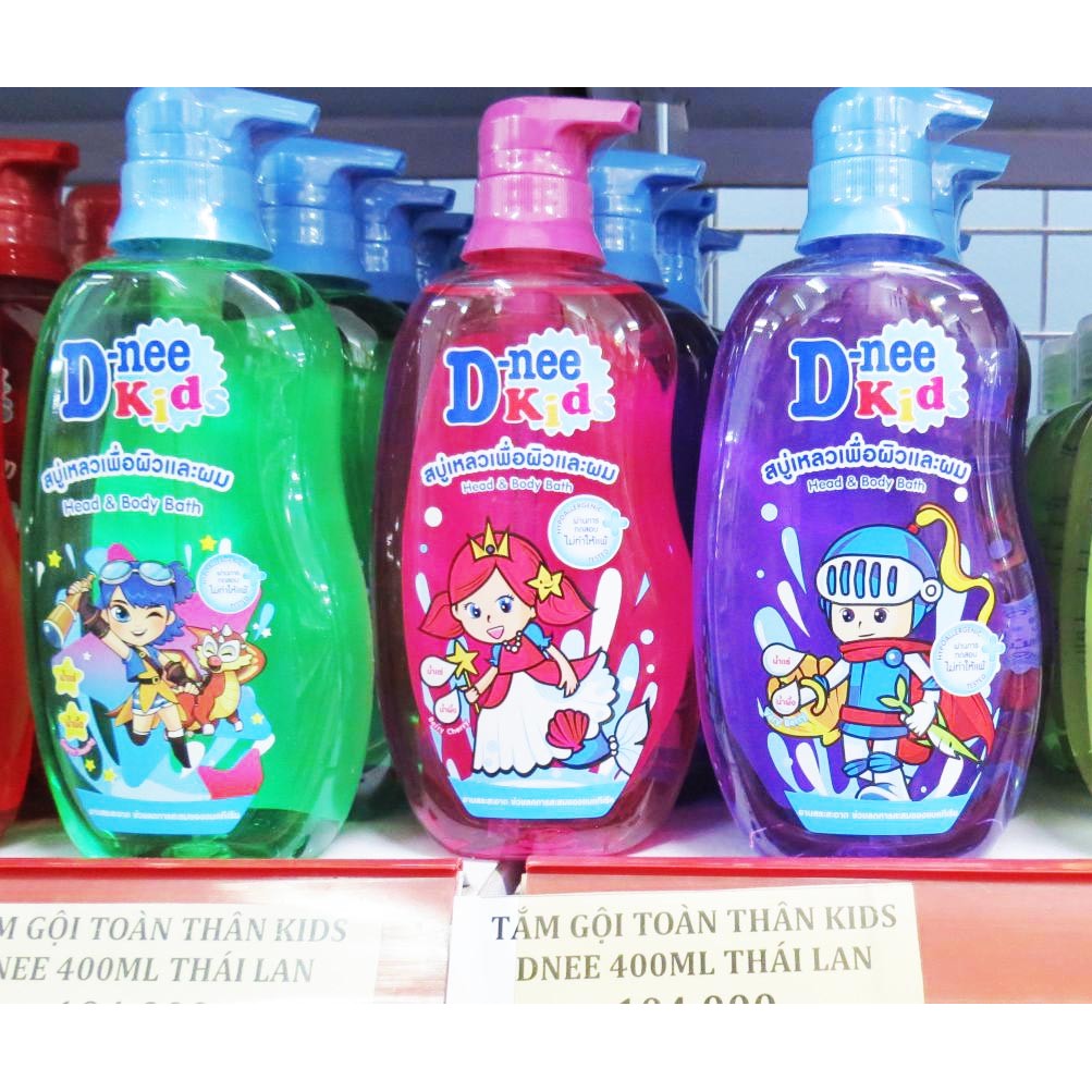 (HCM) Sữa tắm gội Dnee kids 400ml Thái Lan