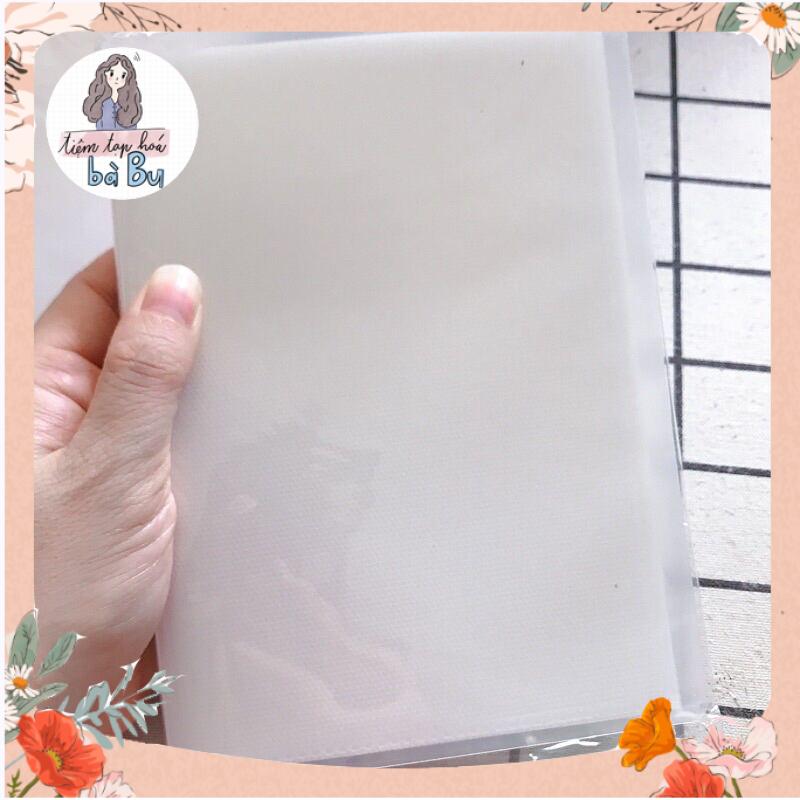 Sổ Lưu Trữ Stickers Bằng Nhựa Trong Mờ (Đọc kĩ mô tả)