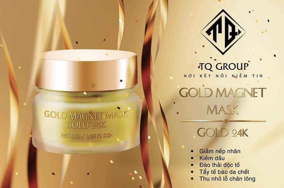 [Chính hãng] mặt nạ vàng từ tính 24k Qlady