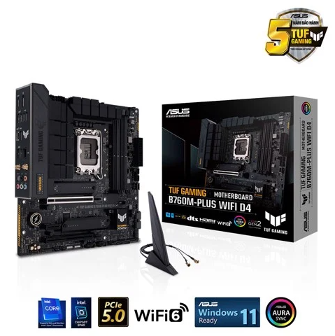 Mainboard asus tuf gaming b760m plus wifi d4 / d5 genuine