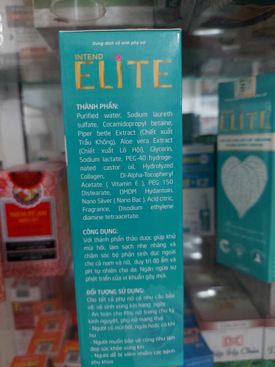 Dung dịch vệ sinh phụ nữ Intend Elite, chai 150ml