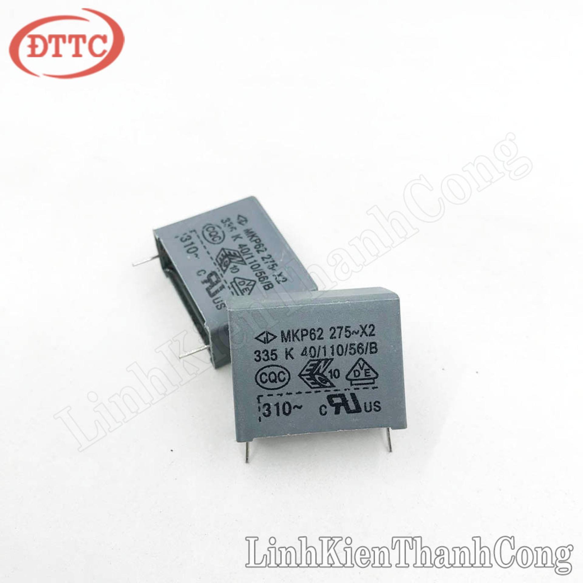 Tụ mkp62 335k 3.3uf 275v p=26mm