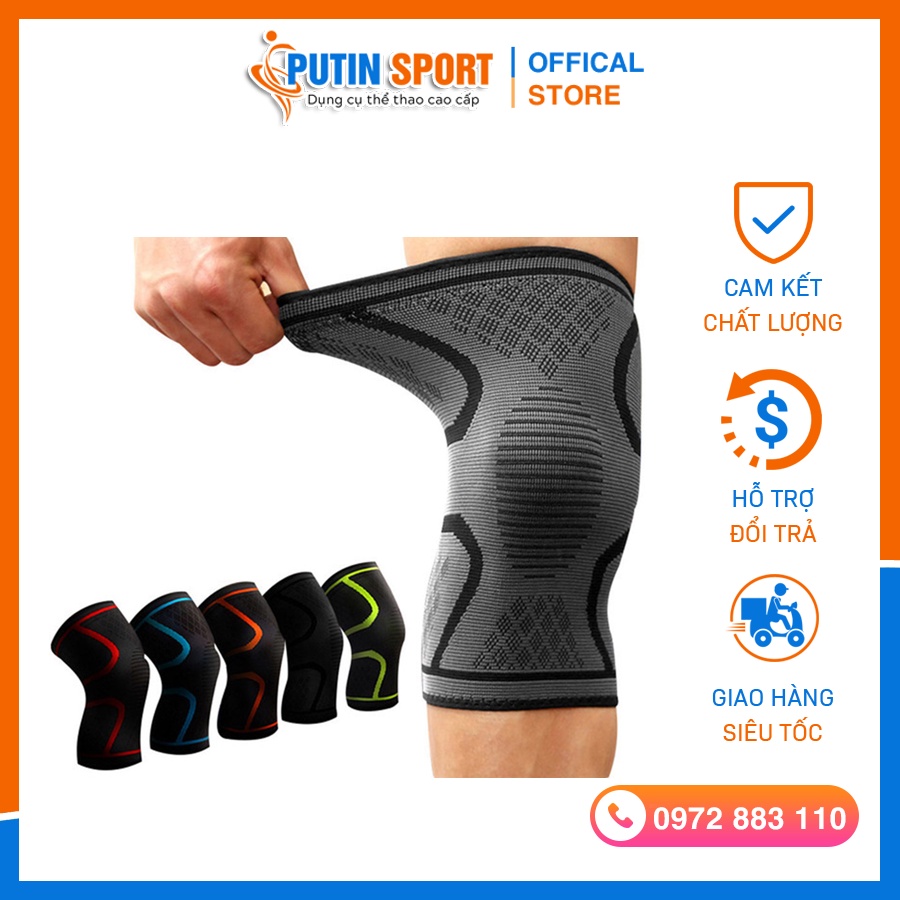 Bó gối bảo vệ đầu gối đàn hồi 4 chiều thể thao aolikes 7718 hàng - putin shop