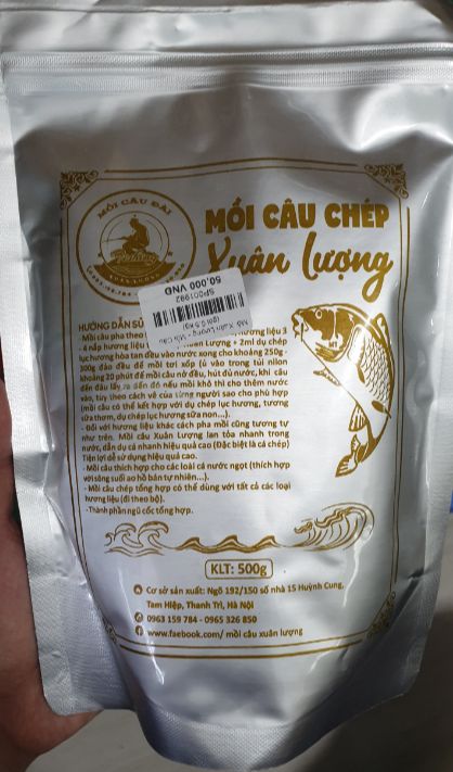 Mồi câu Xuân Lượng | Bộ Mồi câu, Mồi xả chuyên Chép Nhạy | Thính câu cá trắm cỏ, chép, trôi, trắm đen...