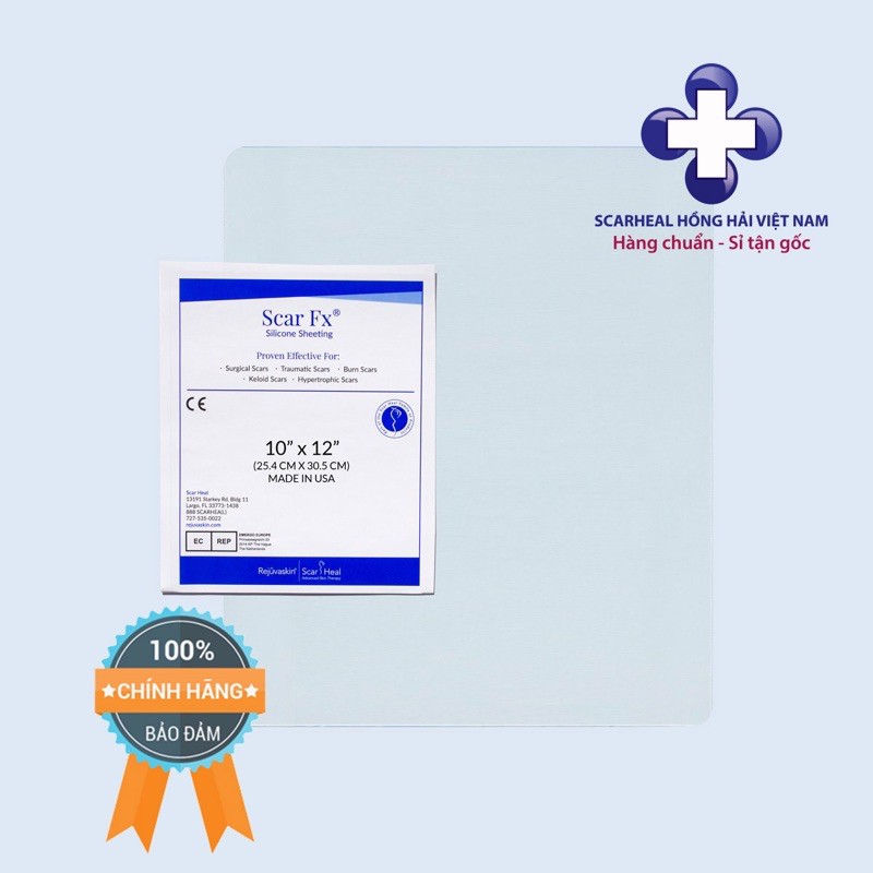 Tấm dán xoá mờ sẹo lồi scar fx rejuvaskin từ mỹ